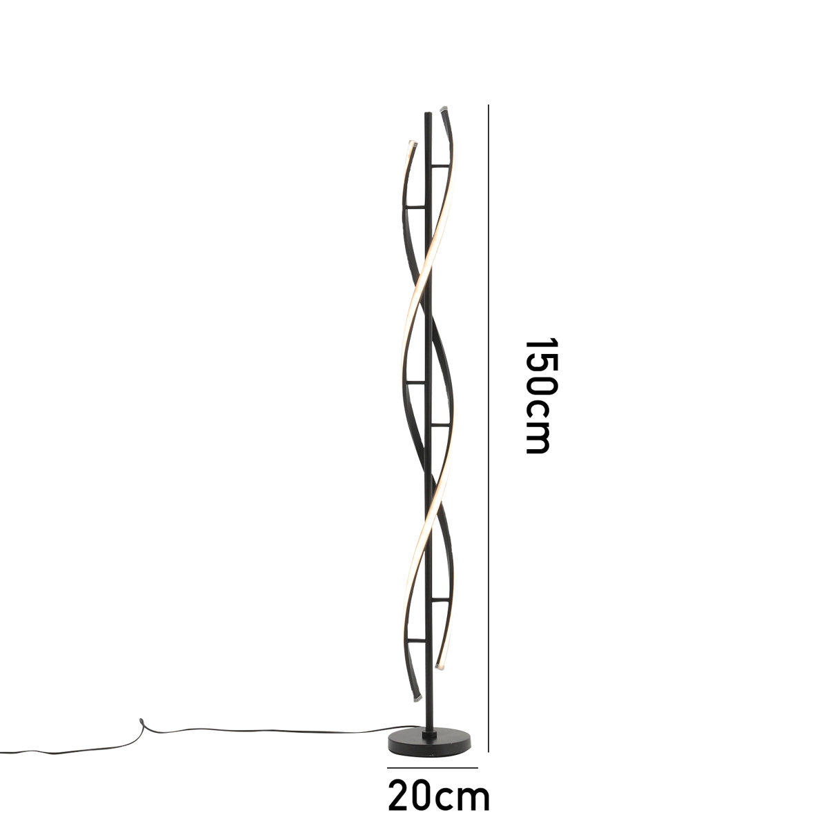 Wade Logan Knopf 150cm LED Novelty Floor Lamp Wayfair.co.uk